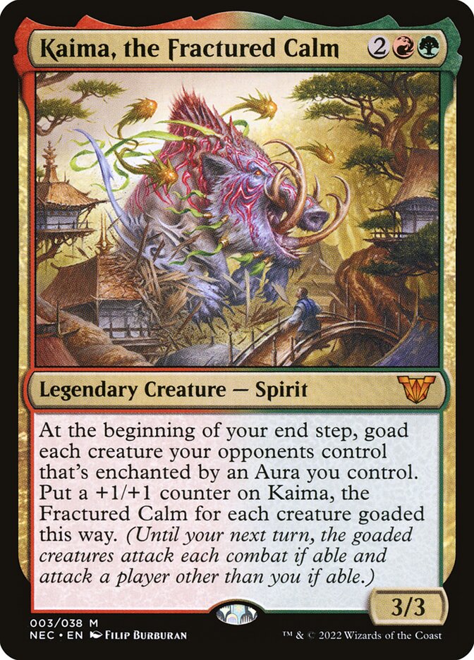 Kaima, the Fractured Calm - Neon Dynasty Commander (NEC)