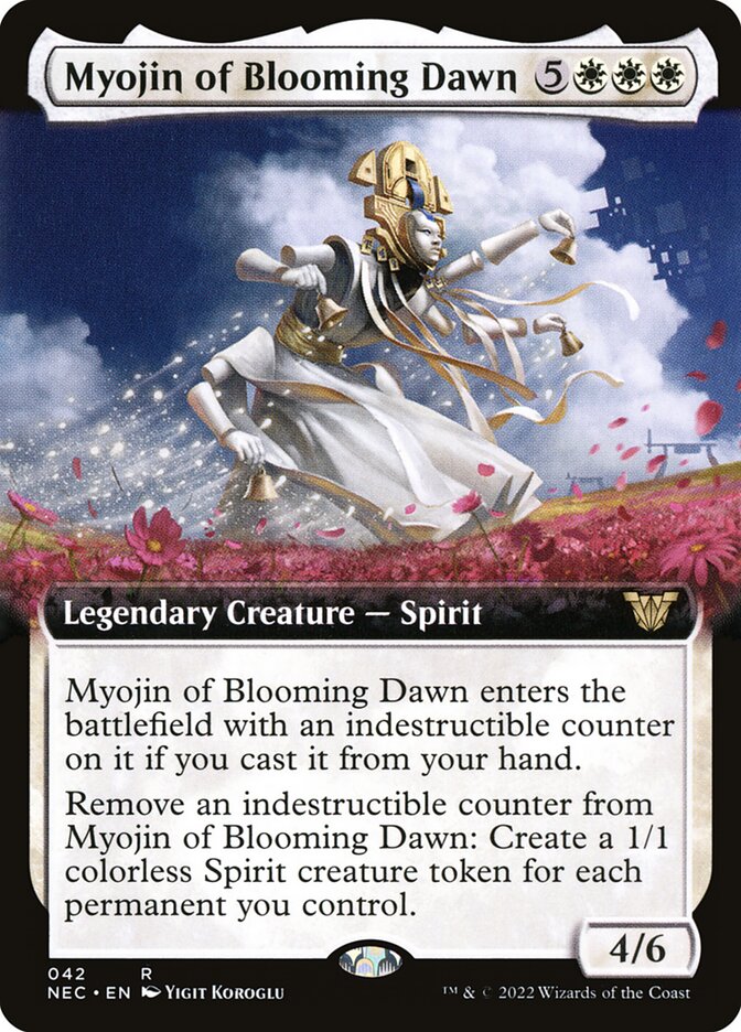Myojin of Blooming Dawn - Neon Dynasty Commander (NEC)