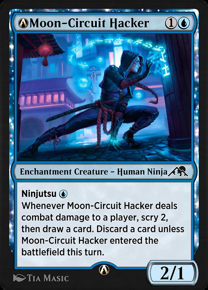 A-Moon-Circuit Hacker - Kamigawa: Neon Dynasty