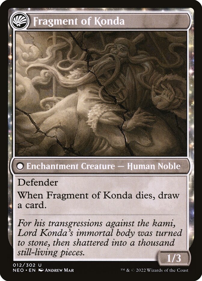 The Fall of Lord Konda // Fragment of Konda - Kamigawa: Neon Dynasty
