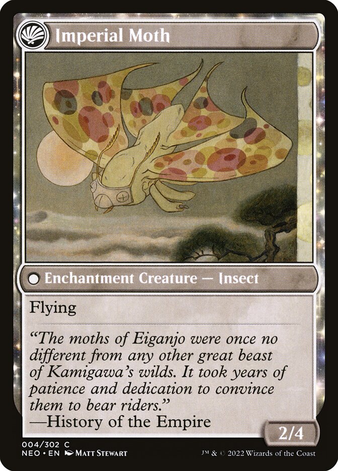 Befriending the Moths // Imperial Moth - Kamigawa: Neon Dynasty