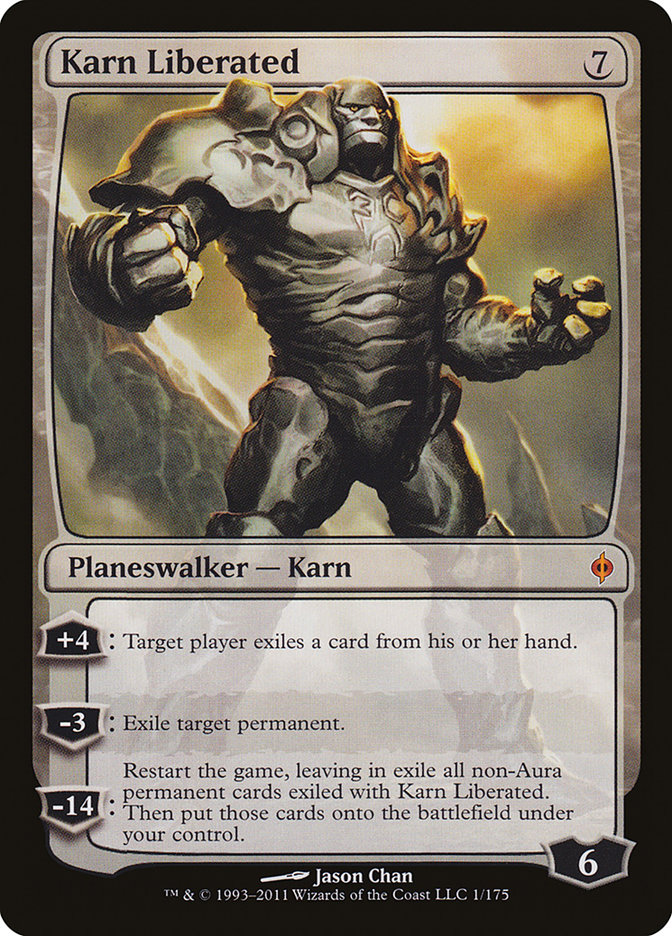 Karn Liberated - MTG Card versions