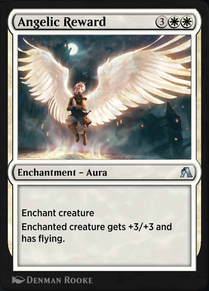 Angelic Reward - MTG Card versions