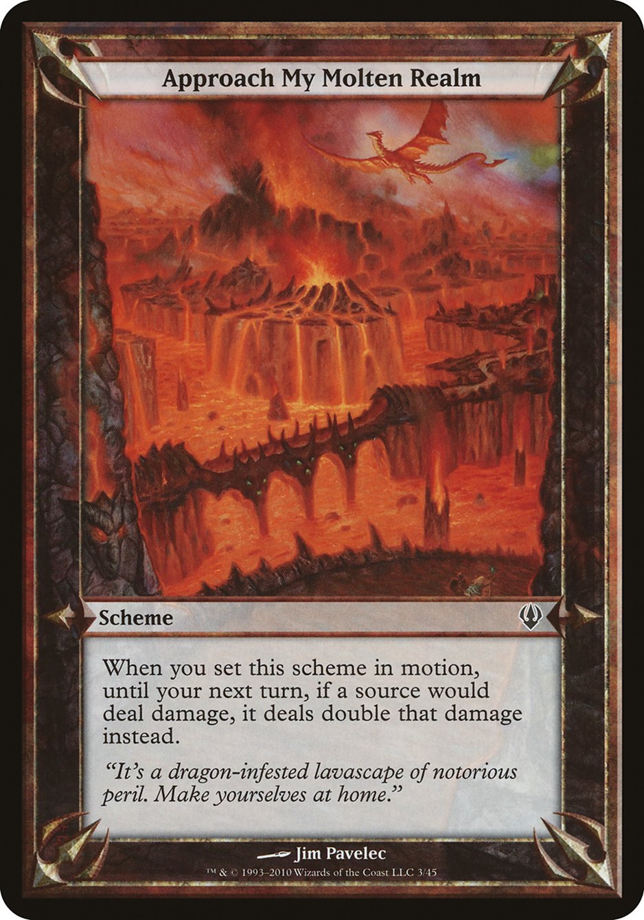 Approach My Molten Realm - MTG Card versions