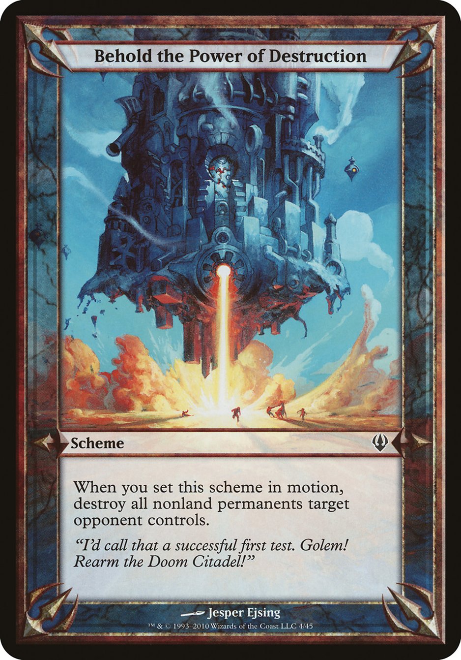 Behold the Power of Destruction - MTG Card versions