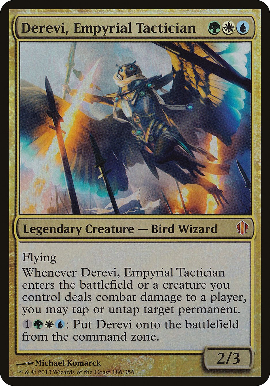 Derevi, Empyrial Tactician - MTG Card versions