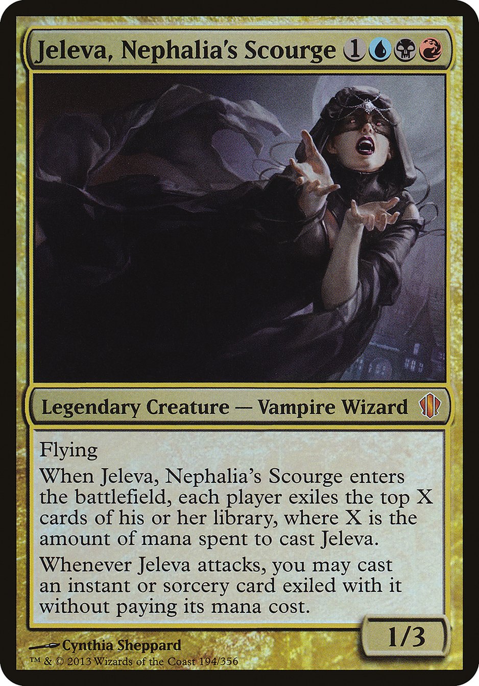 Jeleva, Nephalia's Scourge - MTG Card versions