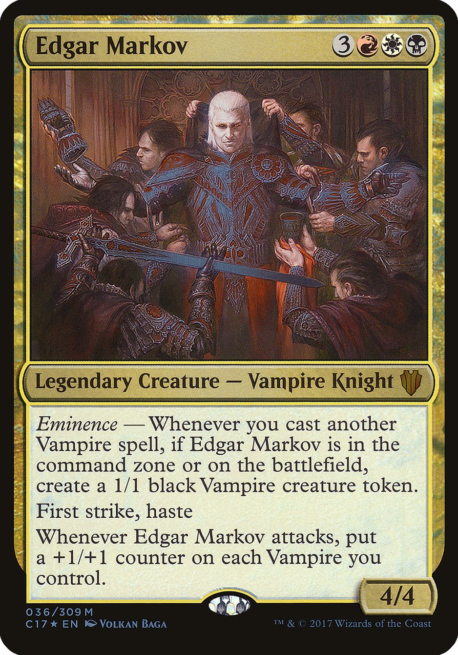 Edgar Markov - MTG Card versions