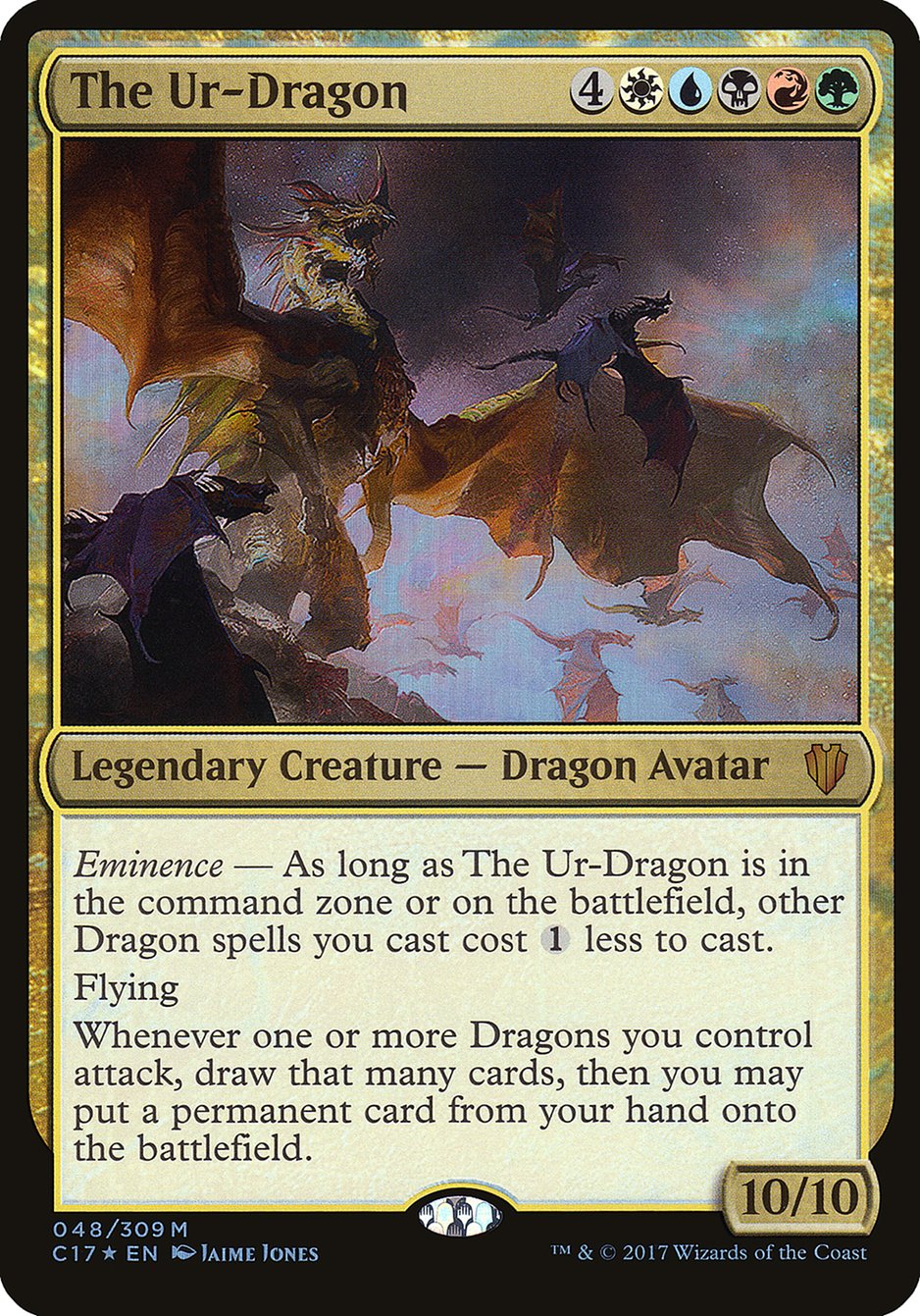 The Ur-Dragon - MTG Card versions