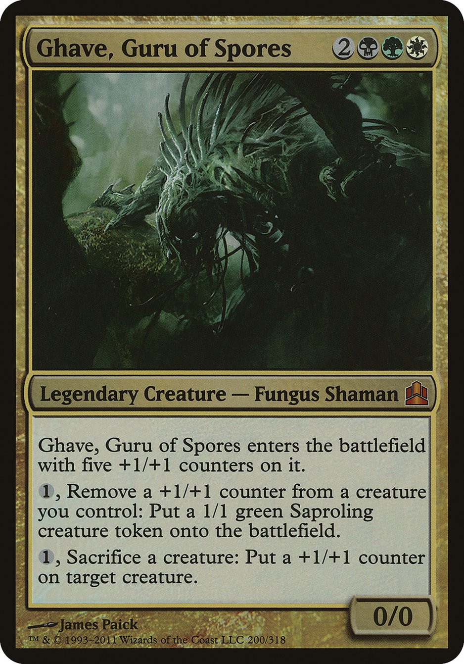 Ghave, Guru of Spores - MTG Card versions