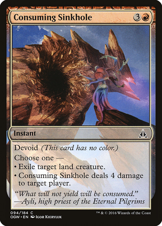 Consuming Sinkhole - Oath of the Gatewatch