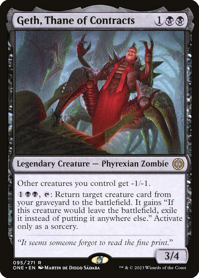 Geth, Thane of Contracts - Phyrexia: All Will Be One (ONE)