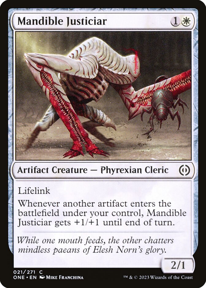 Mandible Justiciar - Phyrexia: All Will Be One