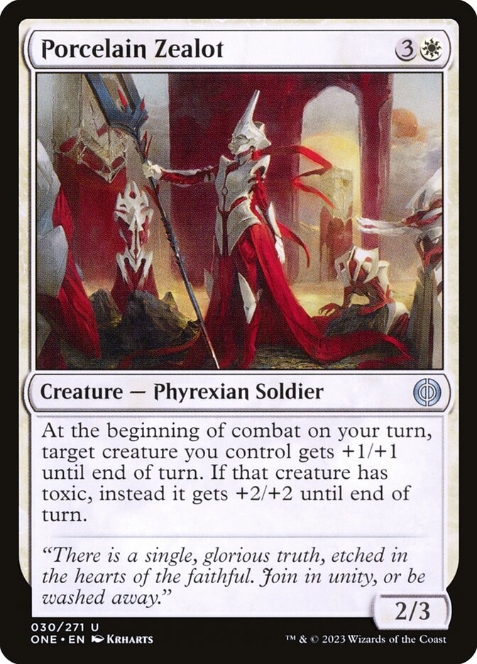Porcelain Zealot - Phyrexia: All Will Be One (ONE)