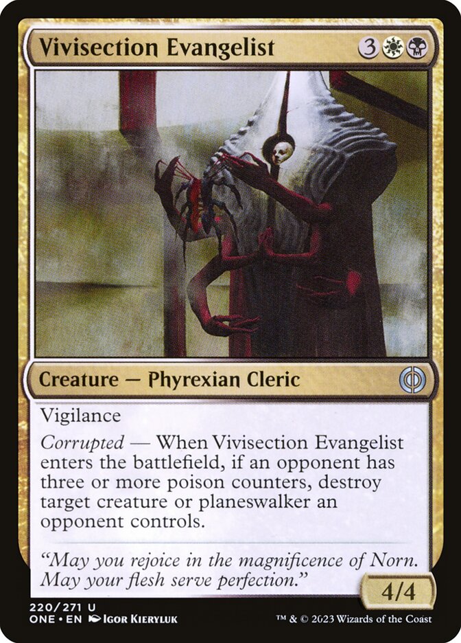 Vivisection Evangelist - Phyrexia: All Will Be One (ONE)