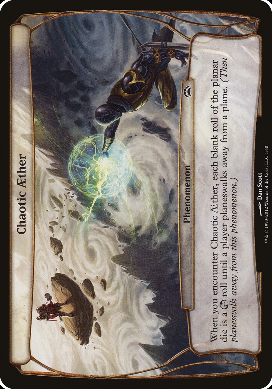 Chaotic Aether - MTG Card versions