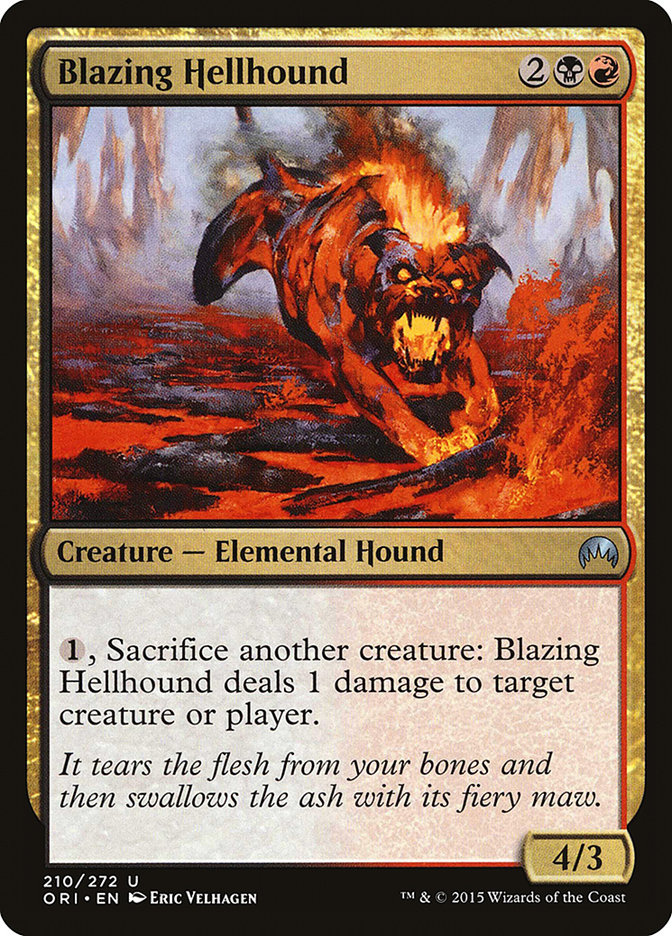 Blazing Hellhound - Magic Origins (ORI)