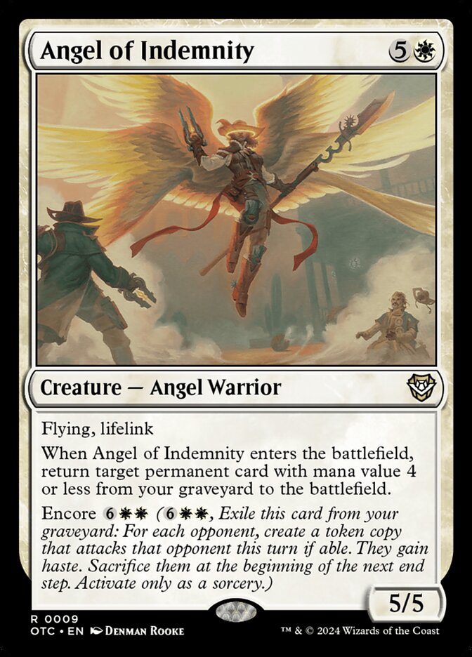 Angel of Indemnity - Outlaws of Thunder Junction Commander (OTC)