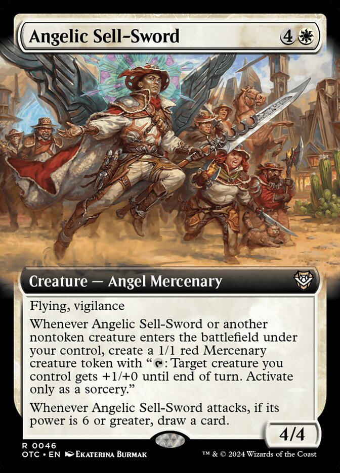 Angelic Sell-Sword - Outlaws of Thunder Junction Commander (OTC)