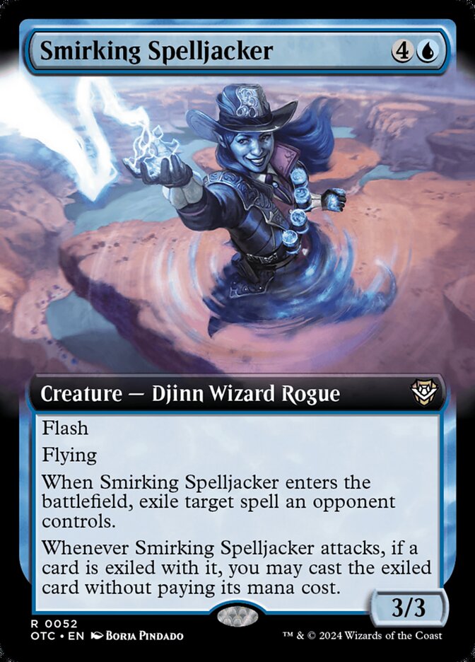 Smirking Spelljacker - Outlaws of Thunder Junction Commander (OTC)