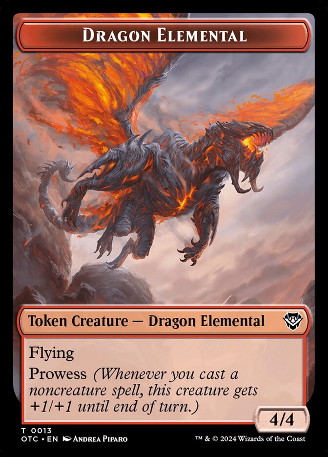 Dragon Elemental - Outlaws of Thunder Junction Commander