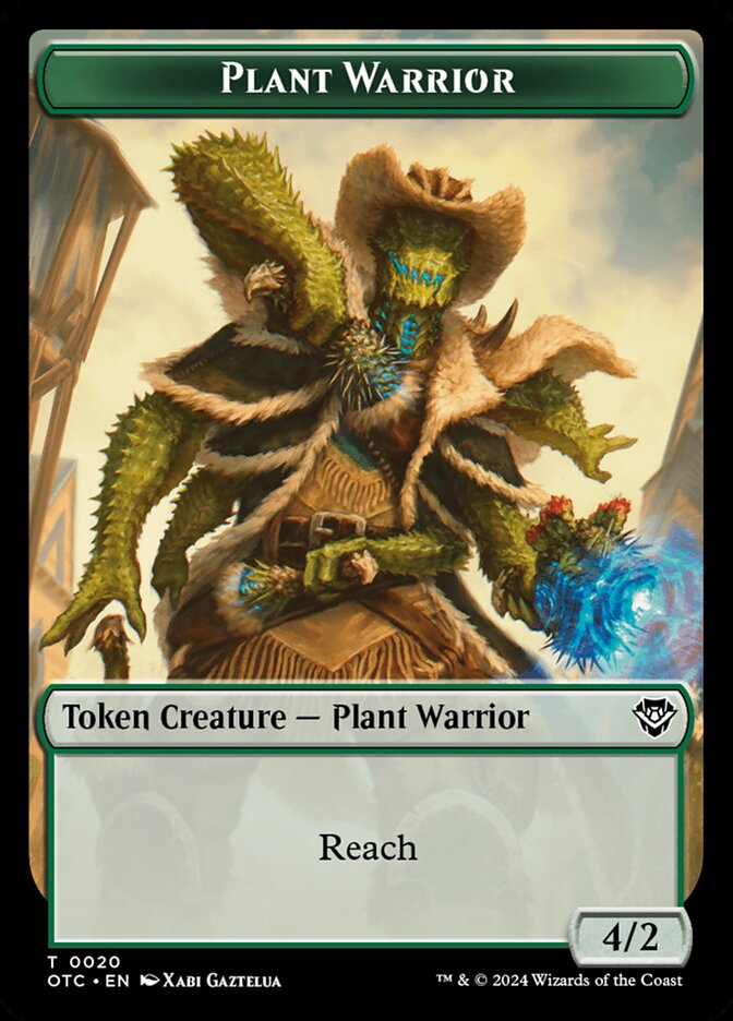 Plant Warrior - Outlaws of Thunder Junction Commander