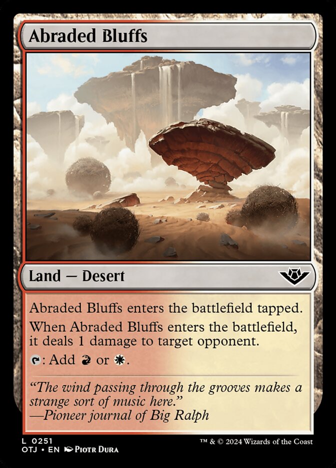 Abraded Bluffs - Outlaws of Thunder Junction