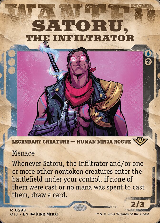 Satoru, the Infiltrator - Outlaws of Thunder Junction (OTJ)