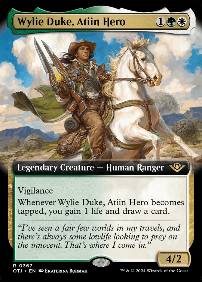 Wylie Duke, Atiin Hero - Outlaws of Thunder Junction (OTJ)