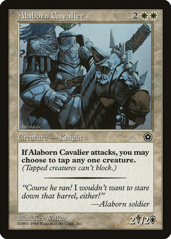 Alaborn Cavalier - MTG Card versions