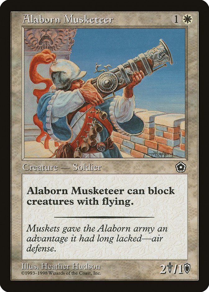 Alaborn Musketeer - MTG Card versions