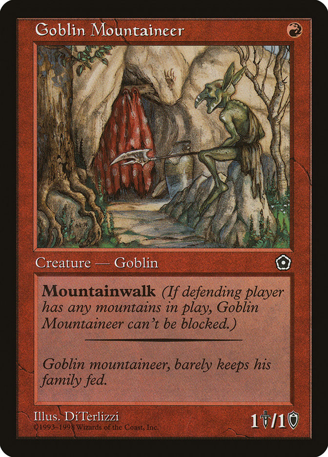 Goblin Mountaineer - Portal Second Age (P02)