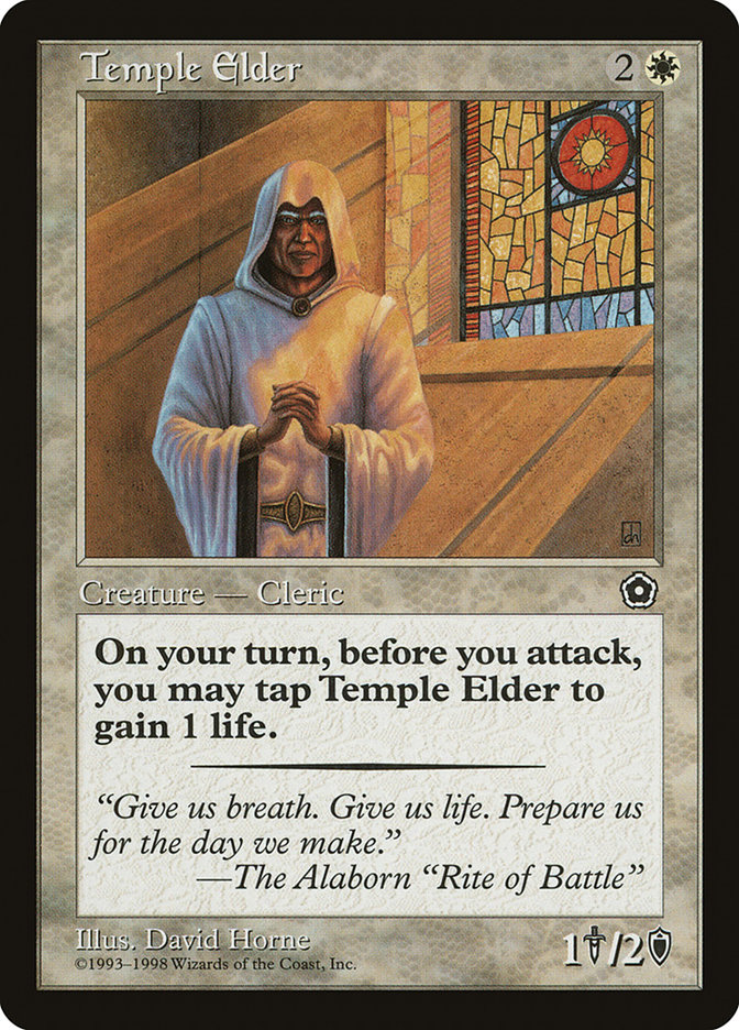 Anciano del templo - Portal Second Age