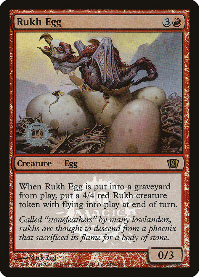 Rukh Egg - MTG Card versions