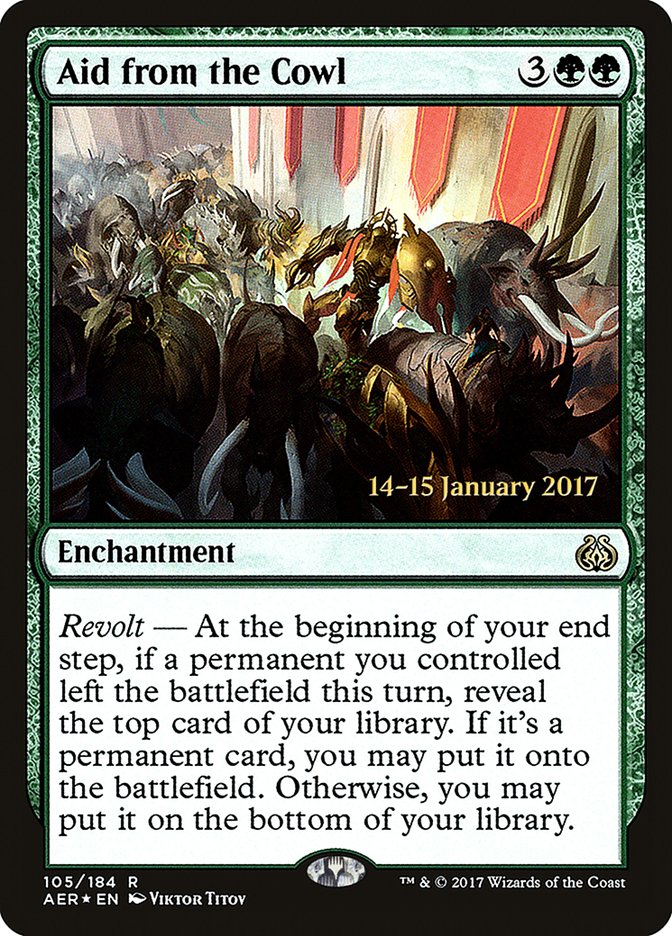 Aid from the Cowl - Aether Revolt Promos (PAER)