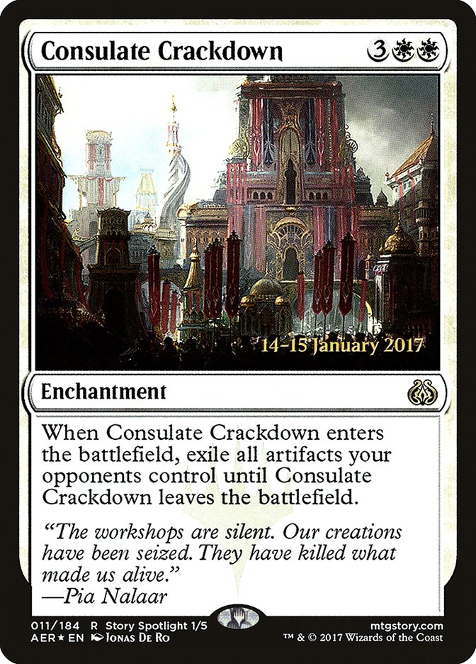 Consulate Crackdown - MTG Card versions