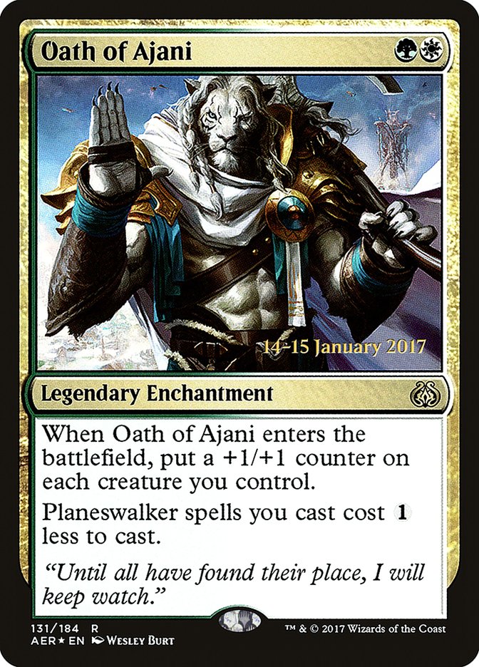 Oath of Ajani - Aether Revolt Promos (PAER)