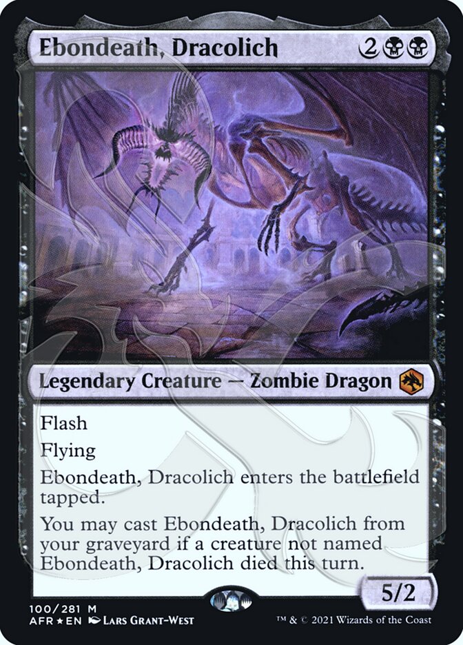 Ebondeath, Dracolich - Adventures in the Forgotten Realms Promos (PAFR)