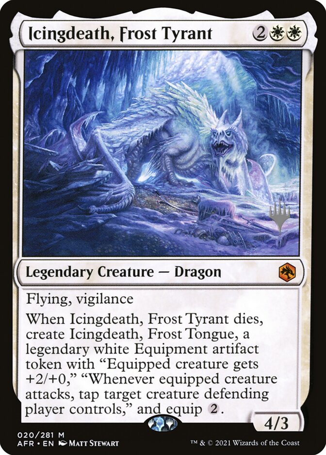 Icingdeath, Frost Tyrant - Adventures in the Forgotten Realms Promos (PAFR)