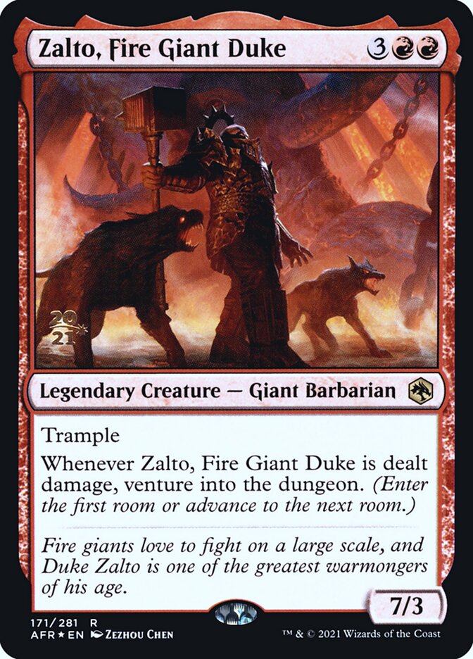 Zalto, Fire Giant Duke - Adventures in the Forgotten Realms Promos (PAFR)