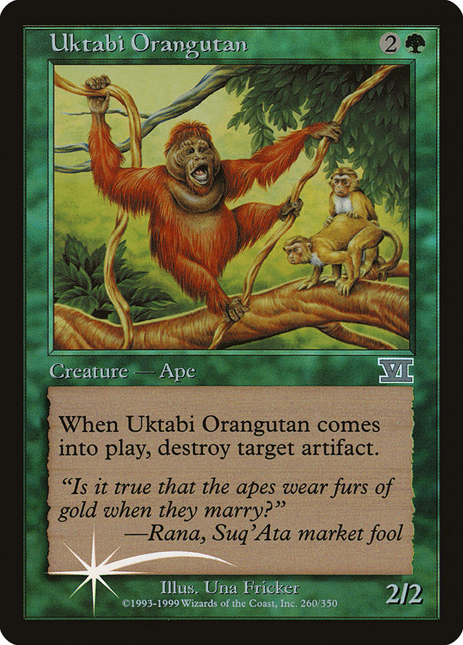 Uktabi Orangutan - MTG Card versions