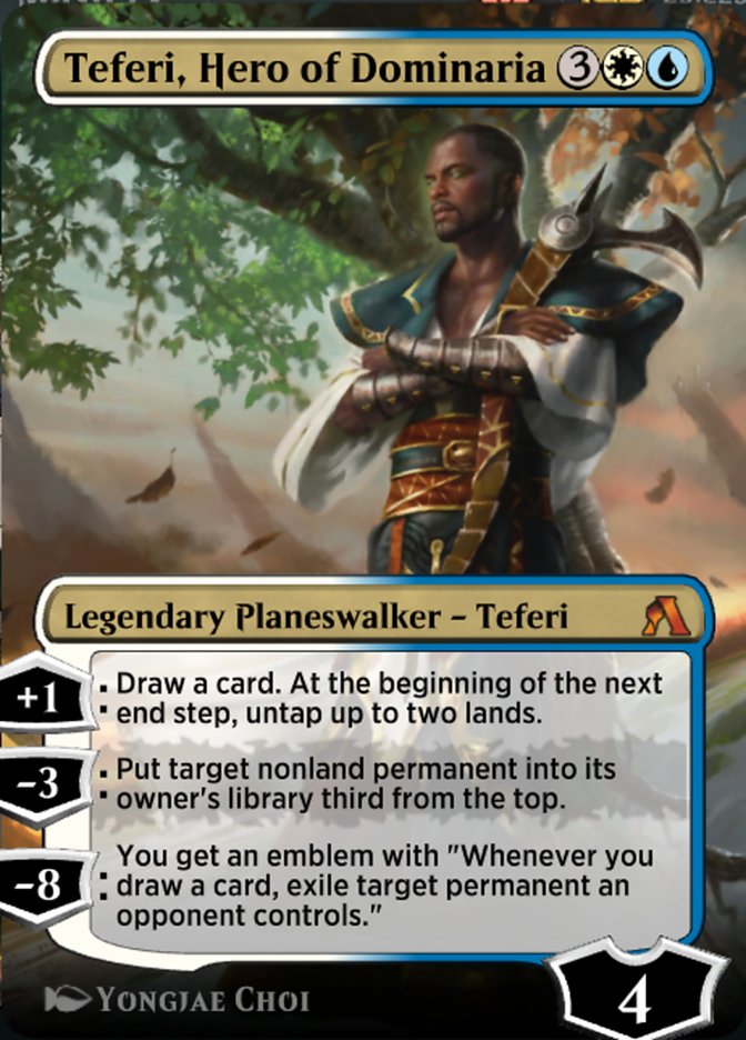 Teferi, Hero of Dominaria - MTG Card versions