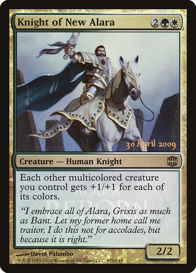 Knight of New Alara - MTG Card versions