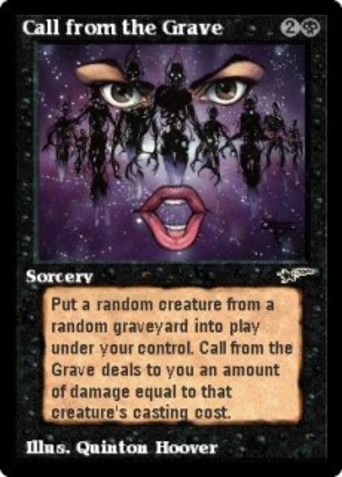 Call from the Grave - MTG Card versions