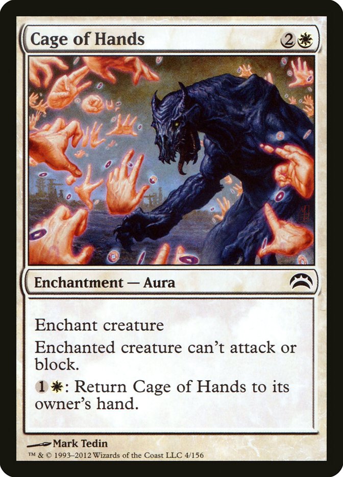 Cage of Hands - MTG Card versions