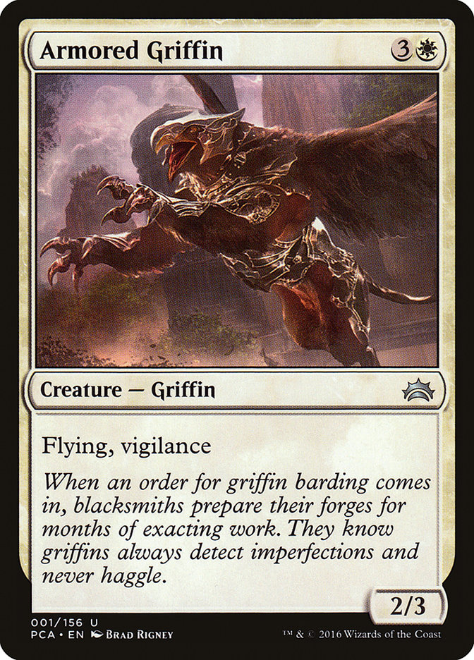 Armored Griffin - MTG Card versions
