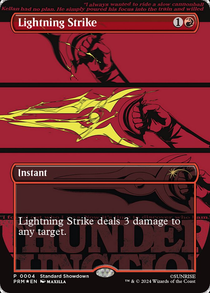 Lightning Strike - MTG Card versions