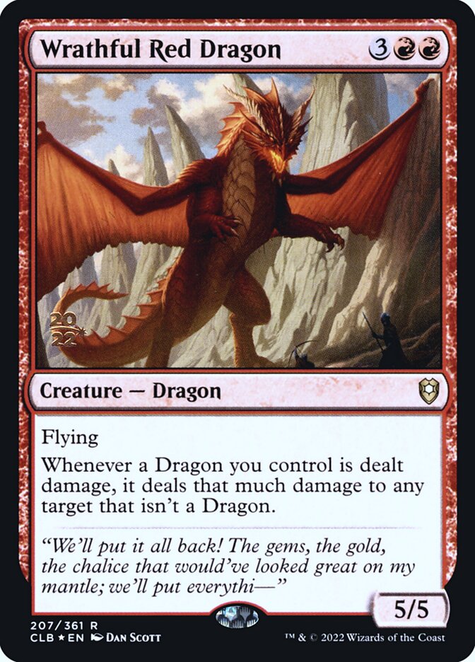 Wrathful Red Dragon - Battle for Baldur's Gate Promos (PCLB)