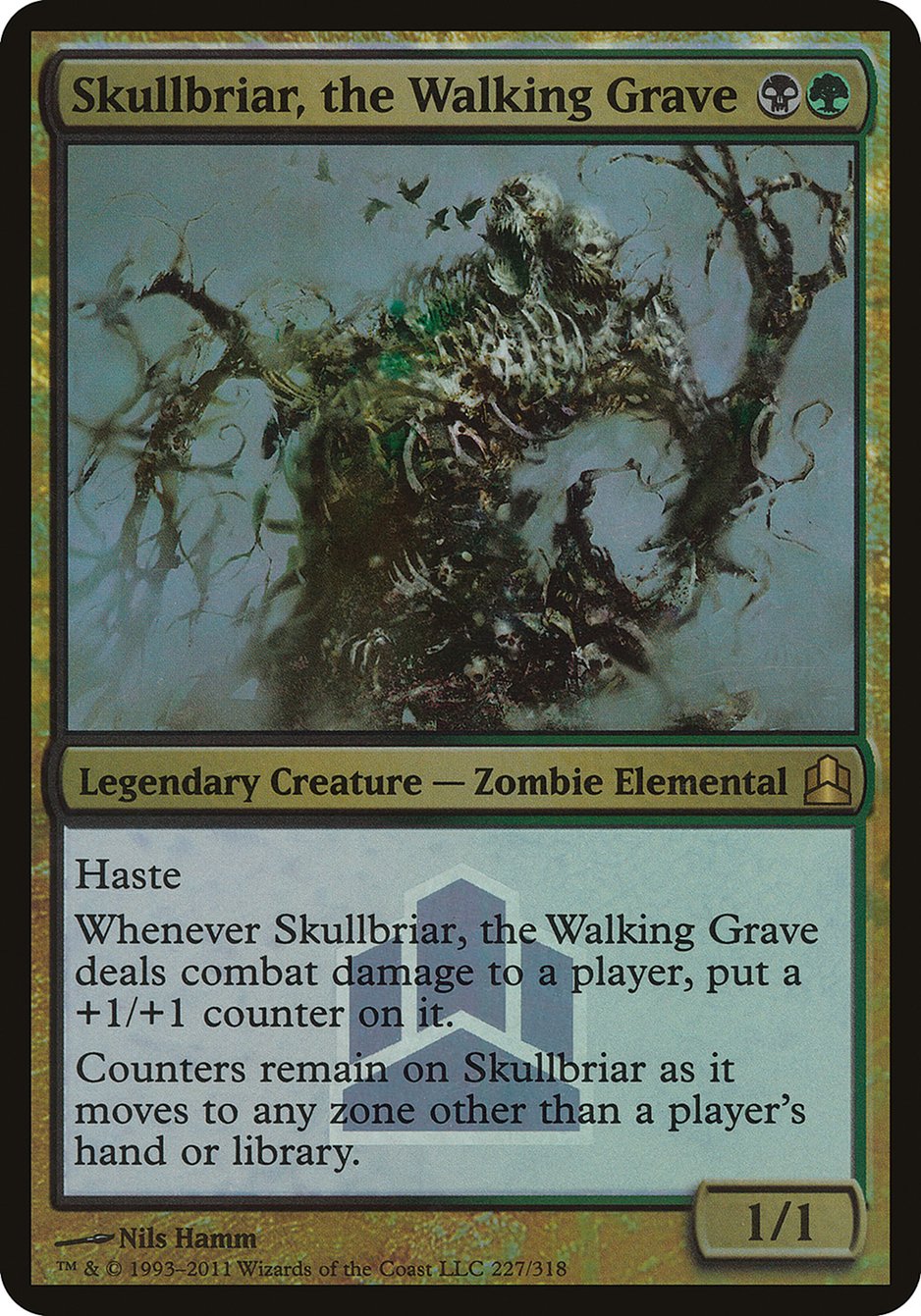 Skullbriar, the Walking Grave - MTG Card versions