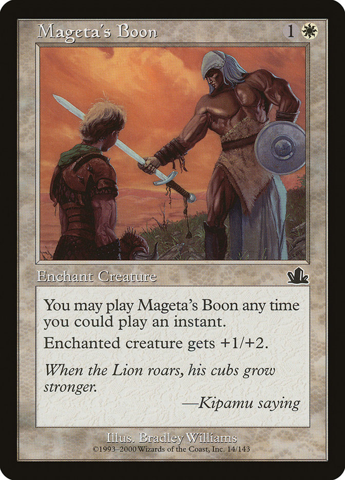 Mageta's Boon - Prophecy